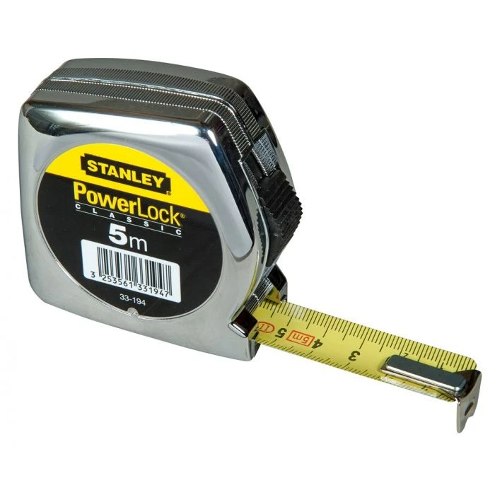 Stanley 0-33-194 Rolbandmaat PowerLock® ABS 5 M. 4 Stanley 0-33-194 Rolbandmaat PowerLock® ABS 5 M. - Afbeelding 4