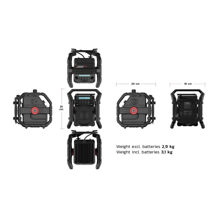 Perfectpro Werkradio UBOX 500R 7 Perfectpro Werkradio UBOX 500R - Afbeelding 7