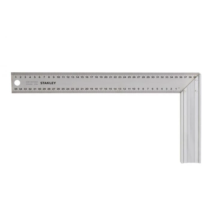 Stanley 1-45-687 Winkelhaak Met Maatverdeling 400 X 200 Mm. 3 Stanley 1-45-687 Winkelhaak Met Maatverdeling 400 X 200 Mm. - Afbeelding 3
