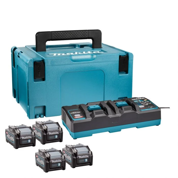 Makita 191U28-6 Startset XGT DC40RB/4xBL4040 1 Makita 191U28-6 Startset XGT DC40RB/4xBL4040