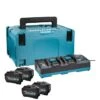 Makita 191U42-2 Startset XGT DC40RB/4xBL4050F