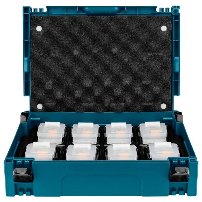 Makita Accu Opberg-Mbox 8-dlg + 8x Accu BL1850b 3 Makita Accu Opberg-Mbox 8-dlg + 8x Accu BL1850b - Afbeelding 3