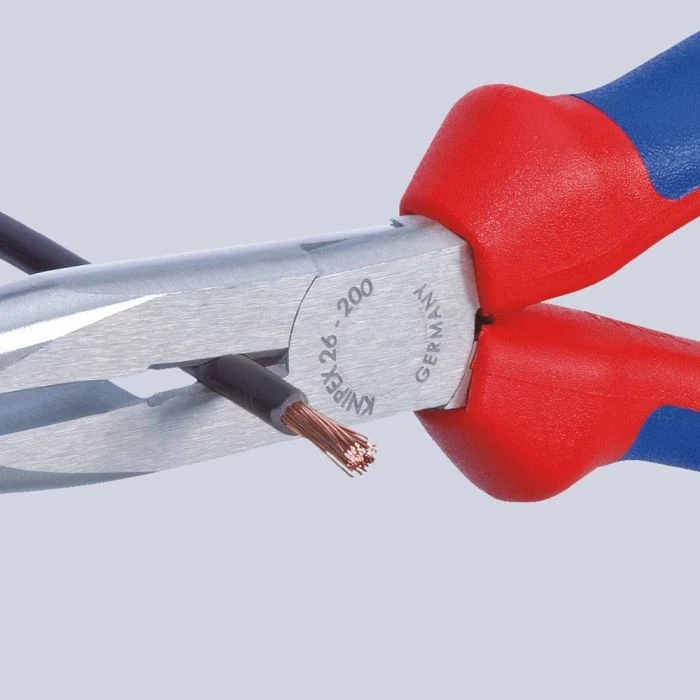 KNIPEX Platspitse Tang Met Zijsnijder, (telefoontang) 2 KNIPEX Platspitse Tang Met Zijsnijder, (telefoontang) - Afbeelding 2