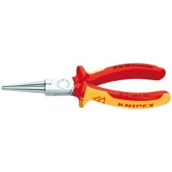 KNIPEX Langbektang Verchr. Ronde Bek 160 Mm VDE