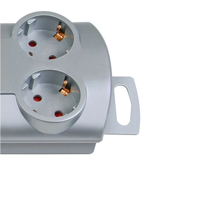 Brennenstuhl Primera-Line Stekkerdoos 10-voudig Zilver 2m H05VV-F 3G1,5 De Stopcontacten Zijn Schakelbaar Per 5 2 Brennenstuhl Primera-Line Stekkerdoos 10-voudig Zilver 2m H05VV-F 3G1,5 De Stopcontacten Zijn Schakelbaar Per 5 - Afbeelding 2