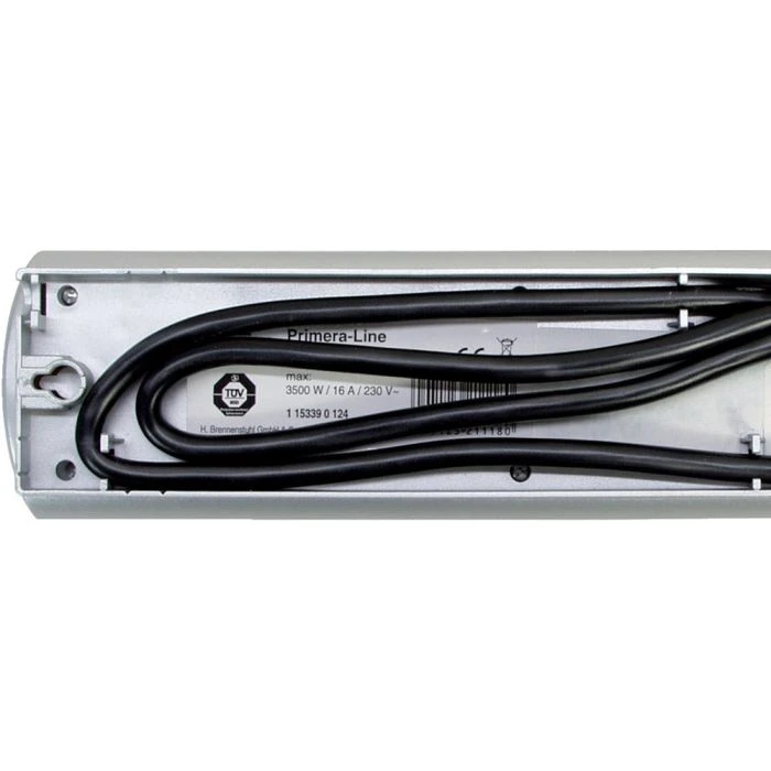 Brennenstuhl Primera-Line Stekkerdoos 10-voudig Zilver 2m H05VV-F 3G1,5 De Stopcontacten Zijn Schakelbaar Per 5 5 Brennenstuhl Primera-Line Stekkerdoos 10-voudig Zilver 2m H05VV-F 3G1,5 De Stopcontacten Zijn Schakelbaar Per 5 - Afbeelding 5