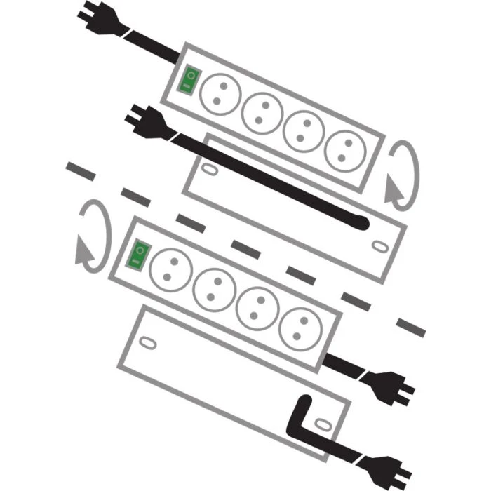 Brennenstuhl Primera-Line Stekkerdoos 10-voudig Zilver 2m H05VV-F 3G1,5 De Stopcontacten Zijn Schakelbaar Per 5 6 Brennenstuhl Primera-Line Stekkerdoos 10-voudig Zilver 2m H05VV-F 3G1,5 De Stopcontacten Zijn Schakelbaar Per 5 - Afbeelding 6