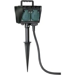 Brennenstuhl Tuincontactdoos Met Aardspies IP44 4-voudig 10m H07RN-F 3G1,5