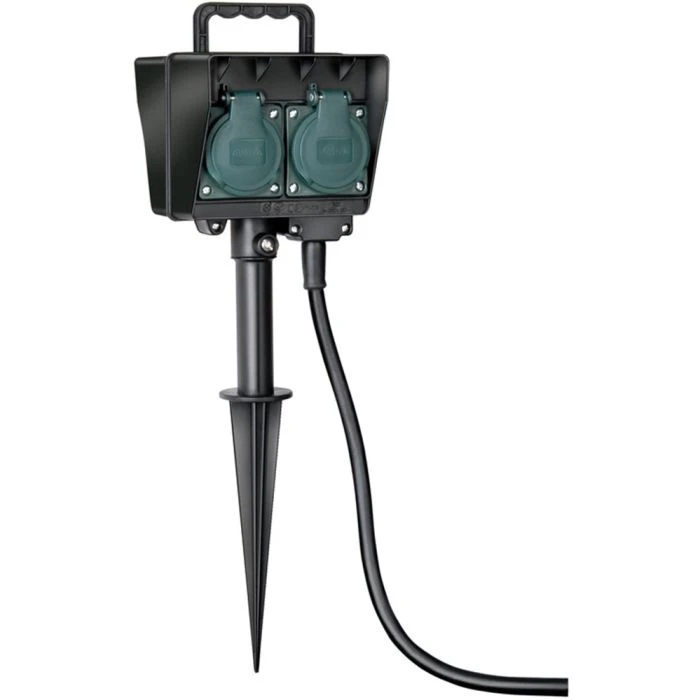 Brennenstuhl Tuincontactdoos Met Aardspies IP44 4-voudig 10m H07RN-F 3G1,5 1 Brennenstuhl Tuincontactdoos Met Aardspies IP44 4-voudig 10m H07RN-F 3G1,5