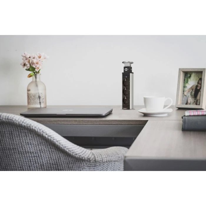 Brennenstuhl Tower Power Stekkerdoos 3-fach 2m H05VV-F 3G1,5 4 Brennenstuhl Tower Power Stekkerdoos 3-fach 2m H05VV-F 3G1,5 - Afbeelding 4