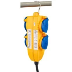 Brennenstuhl Bouwplaatsen-kabel IP54 Met Contactdozenblok 5m Zwart H07RN-F 3G1,5 -Aanbiedingen Tool Gigant Winkel 4007123647750 1169200010 a007 detail