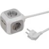 Brennenstuhl ALEA-Power USB-Charger Stekkerblok 4-voudig, 1,4m H05VV-F 3G1,5
