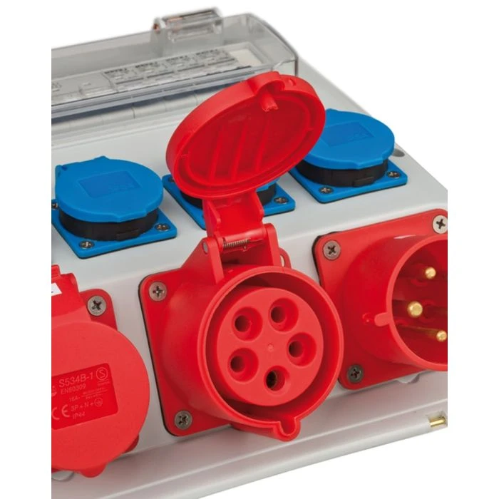 Brennenstuhl Wandverdeler 4/32 IP44 4x LS 230V/16 A, 1xLS 400V/16 A, 1xFI 40 A 4-polig 30mA 6 Brennenstuhl Wandverdeler 4/32 IP44 4x LS 230V/16 A, 1xLS 400V/16 A, 1xFI 40 A 4-polig 30mA - Afbeelding 6