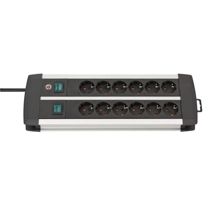 Brennenstuhl Premium-Alu-Line Techniek Stekkerdoos 12-voudig Duo Zwart 3m H05VV-F 3G1,5 De Stopcontacten Zijn Sch 1 Brennenstuhl Premium-Alu-Line Techniek Stekkerdoos 12-voudig Duo Zwart 3m H05VV-F 3G1,5 De Stopcontacten Zijn Sch