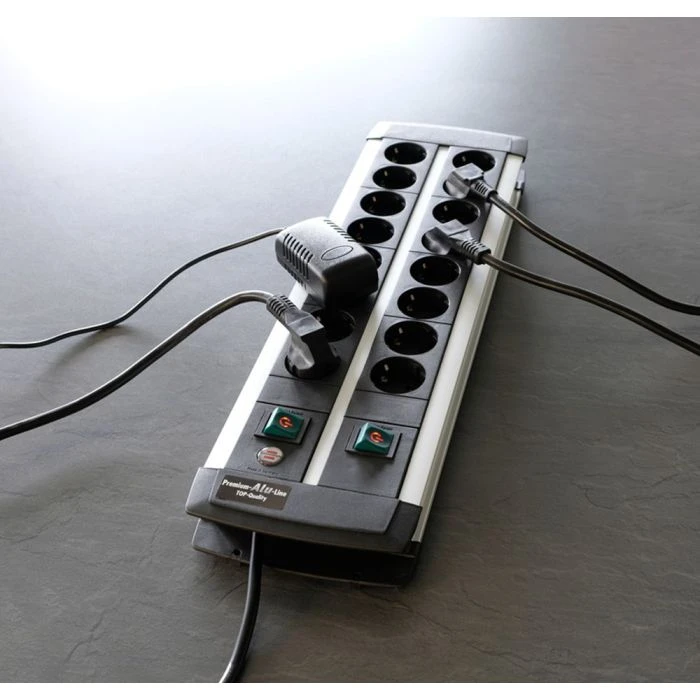 Brennenstuhl Premium-Alu-Line Techniek Stekkerdoos 16-voudig Duo Zwart 3m H05VV-F 3G1,5 De Stopcontacten Zijn Sch 6 Brennenstuhl Premium-Alu-Line Techniek Stekkerdoos 16-voudig Duo Zwart 3m H05VV-F 3G1,5 De Stopcontacten Zijn Sch - Afbeelding 6