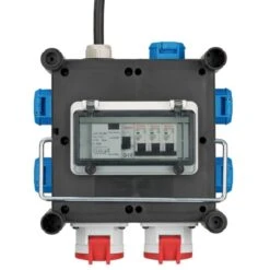 Brennenstuhl Compacte Rubberen Stroomverdeler BSV 3 FI/16 2 IP44 2m H07RN-F 5G2,5 - 2xCEE16A, 5x230V -Aanbiedingen Tool Gigant Winkel 4007123654475 1153690200 a006 detail