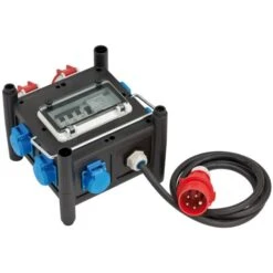 Brennenstuhl Compacte Rubberen Stroomverdeler BSV 3 FI/16 2 IP44 2m H07RN-F 5G2,5 - 2xCEE16A, 5x230V -Aanbiedingen Tool Gigant Winkel 4007123654475 1153690200 a007 detail