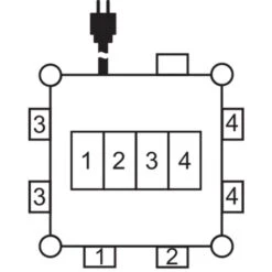 Brennenstuhl Compacte Rubberen Stroomverdeler BSV 3/32 2 IP44 2m H07RN-F 5G4,0 - 2xCEE16A, 1xCEE 32A, 4x230V -Aanbiedingen Tool Gigant Winkel 4007123654499 1153690400 a008 detail