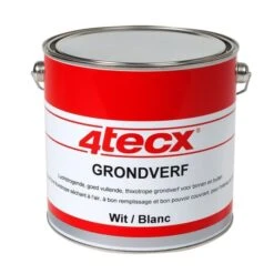 4tecx Grondverf Wit 5ltr