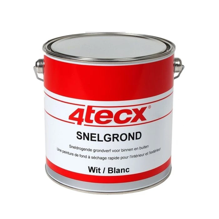 4tecx Snelgrond Wit 5ltr 2 4tecx Snelgrond Wit 5ltr - Afbeelding 2