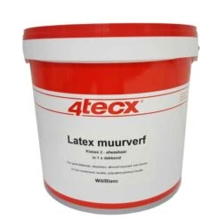 4tecx Muurverf Klasse 2 Afwasbaar Superdek 5ltr