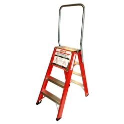 4tecx Trap Dubbel Oploopbaar Aluminium 2 X 8 Tredes Met Beugel