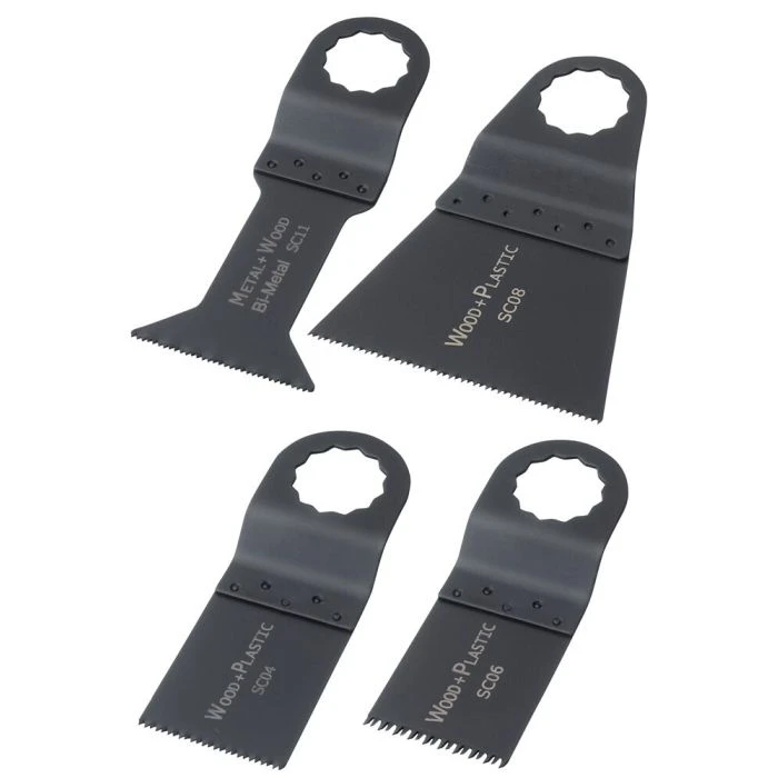 4tecx Multizaagblad Set Supercut 92 Hout-metaal 4 Stuks 2 4tecx Multizaagblad Set Supercut 92 Hout-metaal 4 Stuks - Afbeelding 2