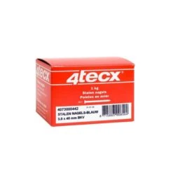 4tecx Stalen Nagels Bol Verzonken Kop Blauw 3,0 X 40mm 1kg