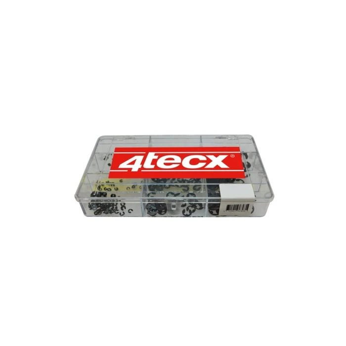 4tecx Assortiment Asborgringen 555-delig, DIN 6799 Blank 2 4tecx Assortiment Asborgringen 555-delig, DIN 6799 Blank - Afbeelding 2