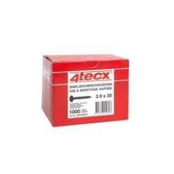 4tecx Snelbouwschroef Gefosfateerd Grof 3,9 X 25 1000 Stuks