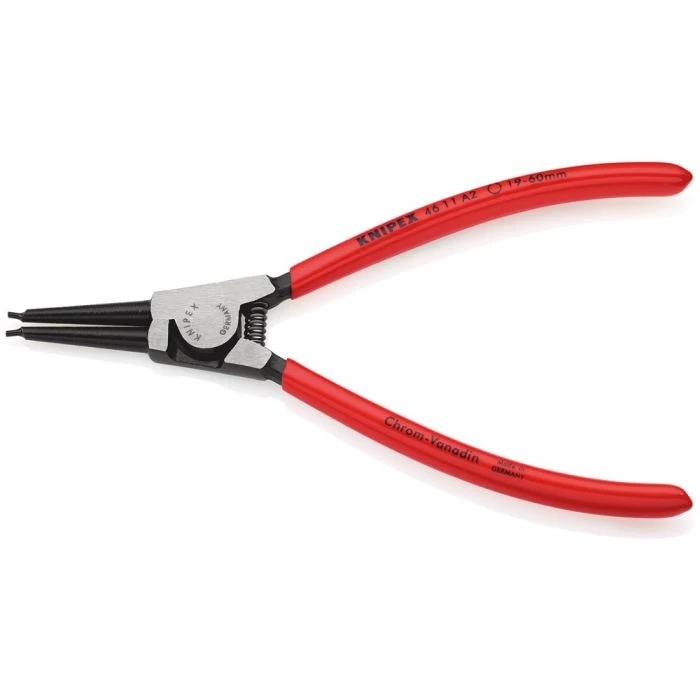 KNIPEX Borgveertang, Voor Buitenringen Op Assen Lengte: 180 Mm 1 KNIPEX Borgveertang, Voor Buitenringen Op Assen Lengte: 180 Mm