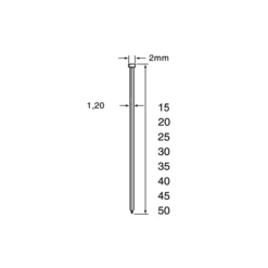Makita Dutack Mini Brad SKN12 45 Mm. Verzinkt