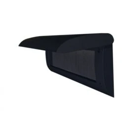 Door-Line Briefplaat Binnen, Kunststof Deco Zwart Met Klep 86 X 345mm