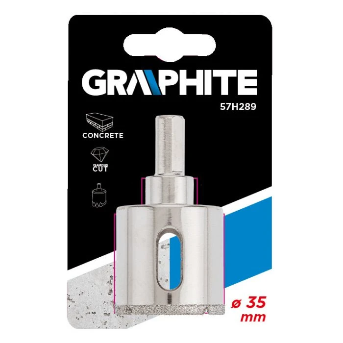 Makita GRAPHITE Diamant Tegelboor 35x30mm 2 Makita GRAPHITE Diamant Tegelboor 35x30mm - Afbeelding 2