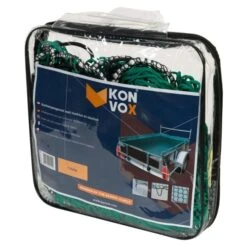 Konvox Aanhangwnet Met Hoeklus En Elastiek 1,5x2m Groen -Aanbiedingen Tool Gigant Winkel 8717568990149 c1r1