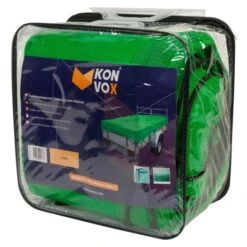 Konvox Aanhangwnet Fijnmazig Met Elastiek 2x3m Groen