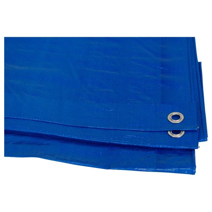 Konvox Dekkleed 130gr Blauw 4x5M TR 2 Konvox Dekkleed 130gr Blauw 4x5M TR - Afbeelding 2