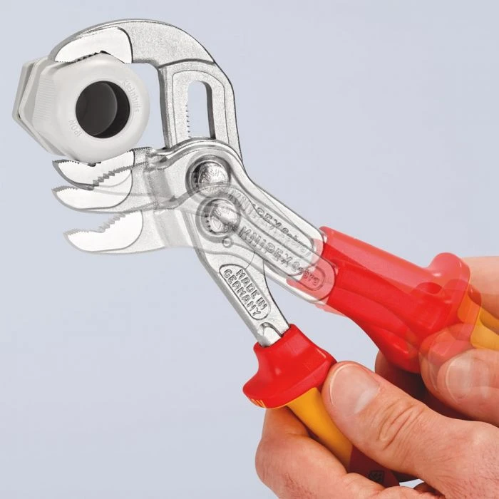 KNIPEX Cobra® VDE, Hightech-waterpomptang, Geïsoleerd 2 KNIPEX Cobra® VDE, Hightech-waterpomptang, Geïsoleerd - Afbeelding 2