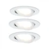Paulmann Set Nova Coin Rond Zwenkbaar LED 3x6,5W