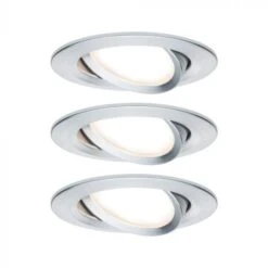 Paulmann Set Nova Coin Rond Zwenk LED 3x6,5W 230V