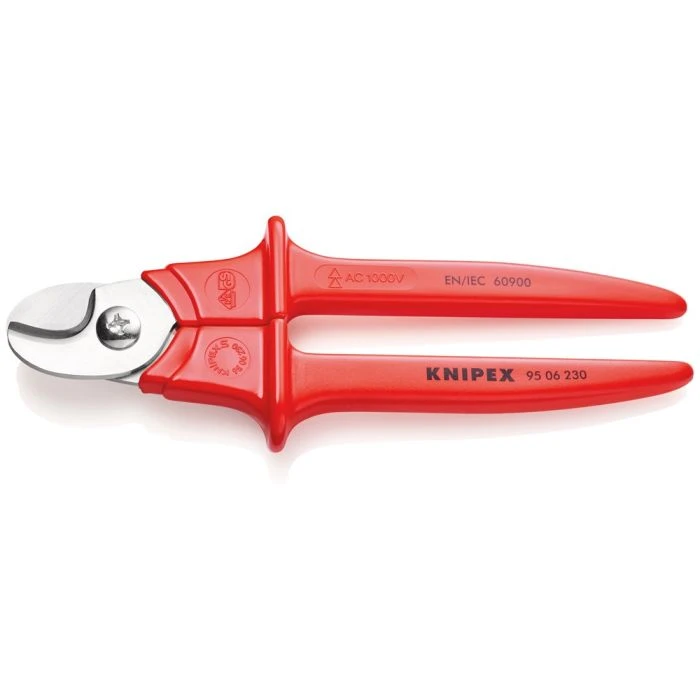 KNIPEX Kabelschaar, Benen Met Kunststof Omspoten 1 KNIPEX Kabelschaar, Benen Met Kunststof Omspoten