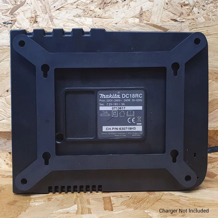 StealthMounts Opladerhouder Voor Makita 18V LXT Snellader DC18RC - Zwart - 2-pack 4 StealthMounts Opladerhouder Voor Makita 18V LXT Snellader DC18RC - Zwart - 2-pack - Afbeelding 4