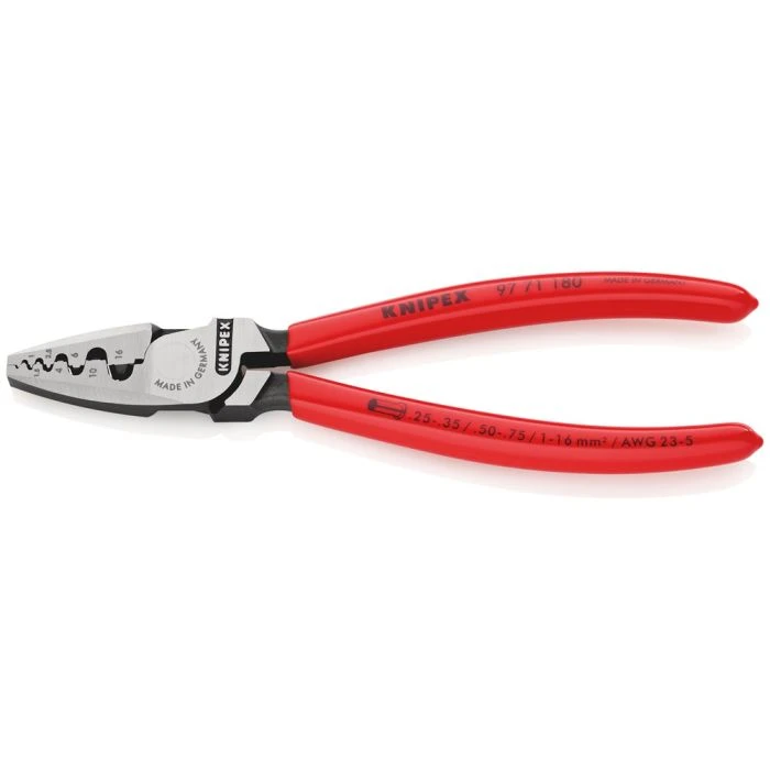 KNIPEX Krimptang Voor Adereindhulzen 1 KNIPEX Krimptang Voor Adereindhulzen
