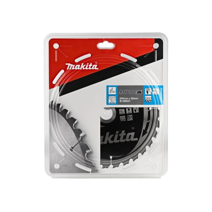 Makita B-08931 Zaagb Hout 260x30x2,3 32T 5g 4 Makita B-08931 Zaagb Hout 260x30x2,3 32T 5g - Afbeelding 4