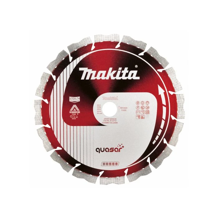 Makita B-12712 Diamantschijf 230x22,23x2,6mm Rood 2 Makita B-12712 Diamantschijf 230x22,23x2,6mm Rood - Afbeelding 2