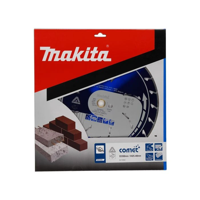 Makita B-13552 Diamantschijf 350x25,4x3,2mm Blauw 5 Makita B-13552 Diamantschijf 350x25,4x3,2mm Blauw - Afbeelding 5