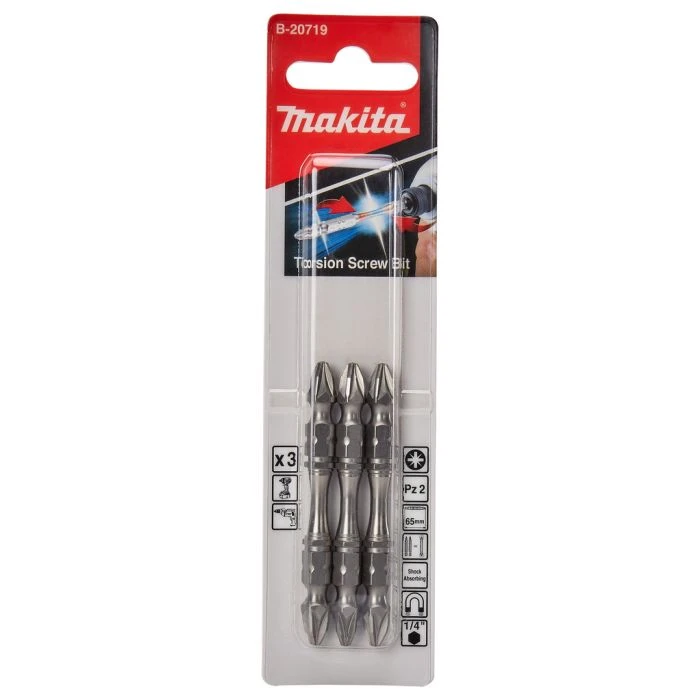 Makita B-20719 Slagschroefbit PZ2x65mm 3 Makita B-20719 Slagschroefbit PZ2x65mm - Afbeelding 3