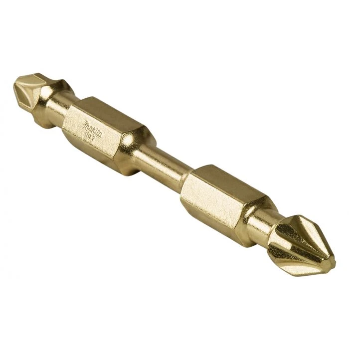 Makita B-45222 Slagschroefbit PZ2x65mm 2 Makita B-45222 Slagschroefbit PZ2x65mm - Afbeelding 2