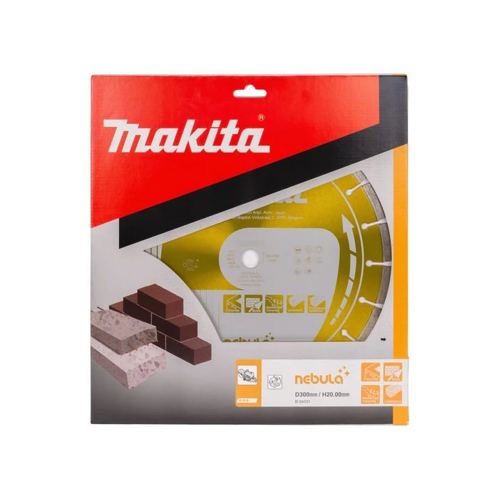Makita B-54031 Diamantschijf 300x20x2,8mm Oranje 3 Makita B-54031 Diamantschijf 300x20x2,8mm Oranje - Afbeelding 3
