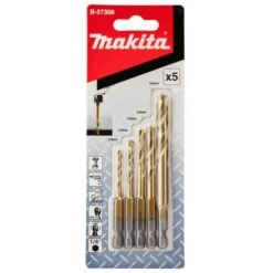 Makita B-57308 Metaalborenset HSS-TiN 5-delig -Aanbiedingen Tool Gigant Winkel B 57308 C1N1